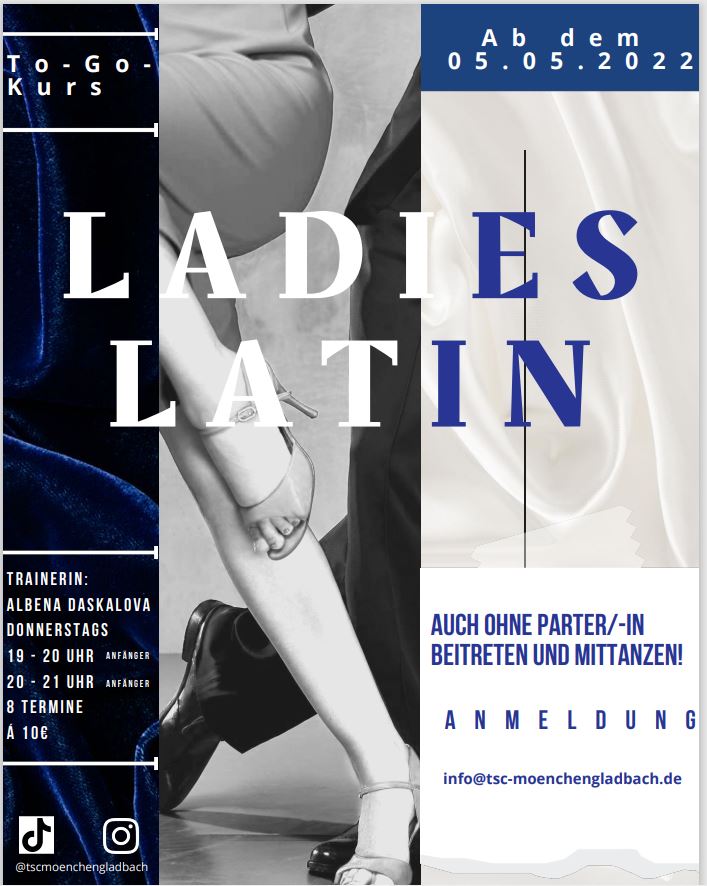 Neue Kurse Ladies Latin für Anfänger
